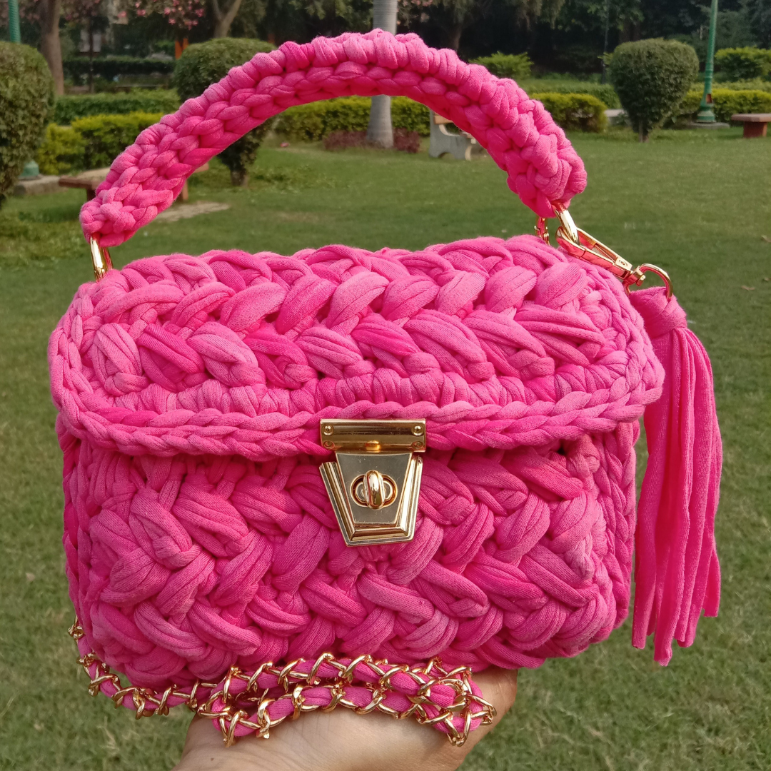 Fuschia on sale pink bag